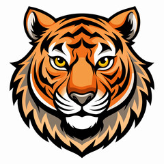 Tiger head vector 