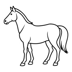 Graceful Horse Vector Art
