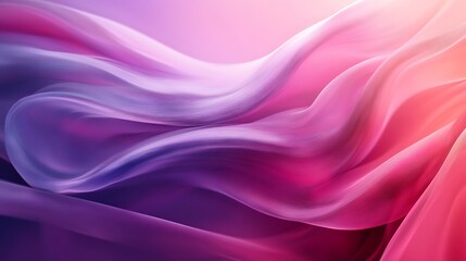 Obraz premium The vibrant abstract image features flowing layers of fabric