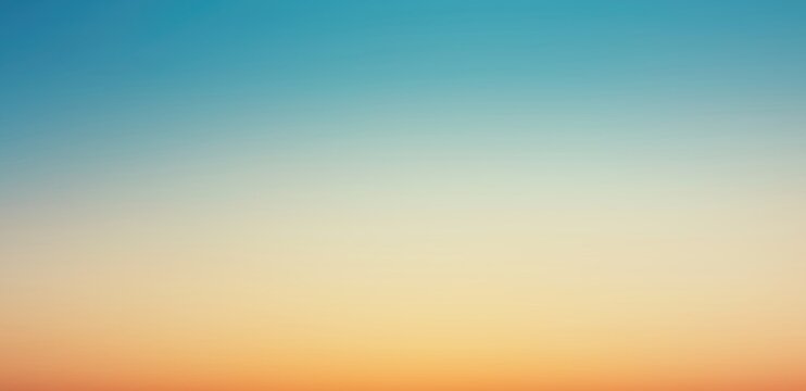 Soft pastel gradient with warm sunlight hues blending into blue sky