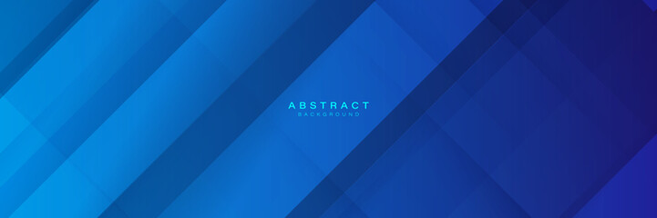 Modern Blue Abstract Geometric Background