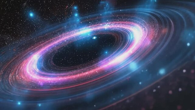 Cosmic Dance: Witness the mesmerizing ballet of a celestial body as vibrant nebulae swirl.