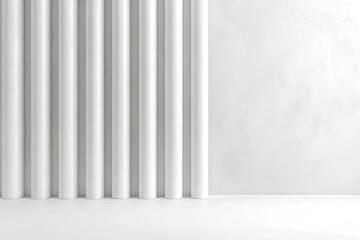 Minimalist Space with Simple Linear Design in Muted Tones