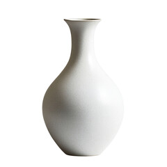 white vase isolated on white