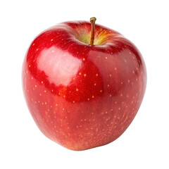 red apple isolated on white