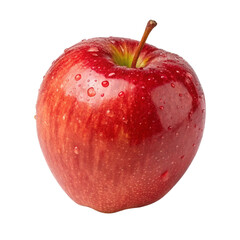 red apple isolated on white background