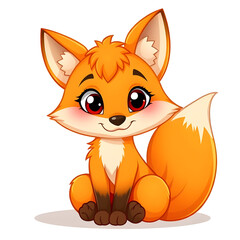 Fototapeta premium fox cartoon