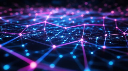 abstract network connection digital technology background