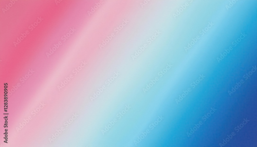 Poster soft gradient blur of pink and blue tones, abstract smooth color flow, ideal for modern design or di