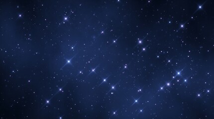 Obraz premium Monochrome Background with a Starry Sky Effect, Bright Glow, Elegant and Refined Features