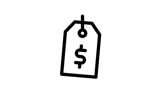 label animated icon