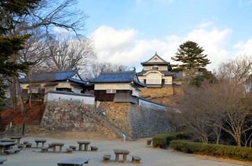 備中松山城 天守閣・五の平櫓・六の平櫓