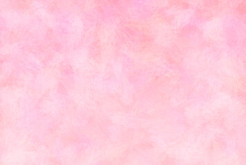 透明感のあるピンクの水彩テクスチャ素材　背景イラスト