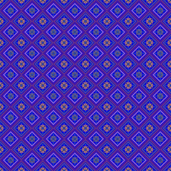 Beautiful retro seamless pattern design by geometric 
