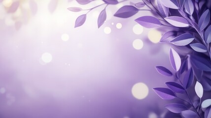 Fototapeta premium Lavender Dream: A Serene Purple Floral Background