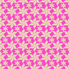 Lovely blossom seamless pattern design by geometric 