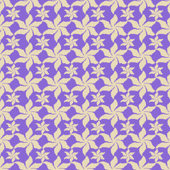 Lovely blossom seamless pattern design by geometric 