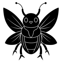 vector illustration of a wasp