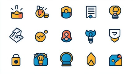 Understand your customers' needs and interests through audience analysis. Use these customizable icons to illustrate key concepts related to audience assessment and e-business 