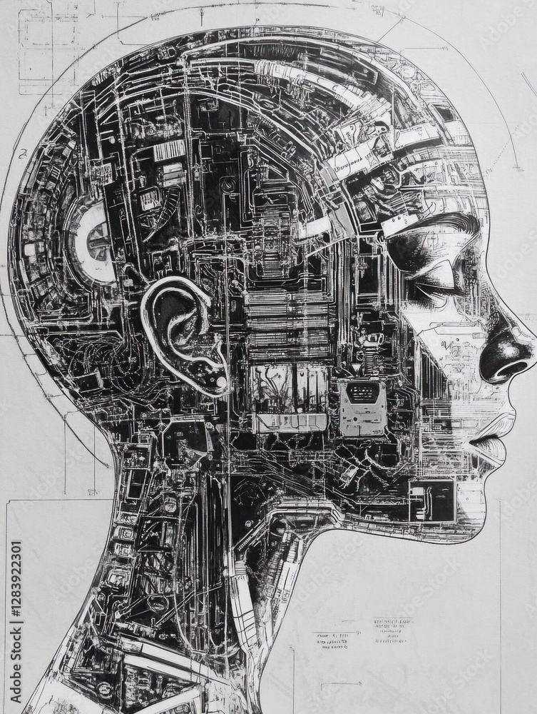 Poster Exploration of human cognition through the lens of artificial intelligence mechanisms and neural designs. Generative AI