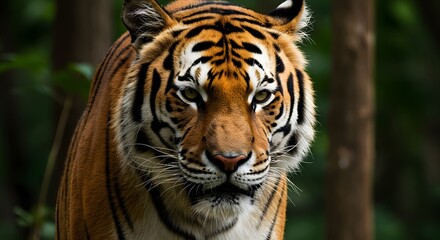 Fototapeta premium Royal Bengal Tiger Close-Up Portrait