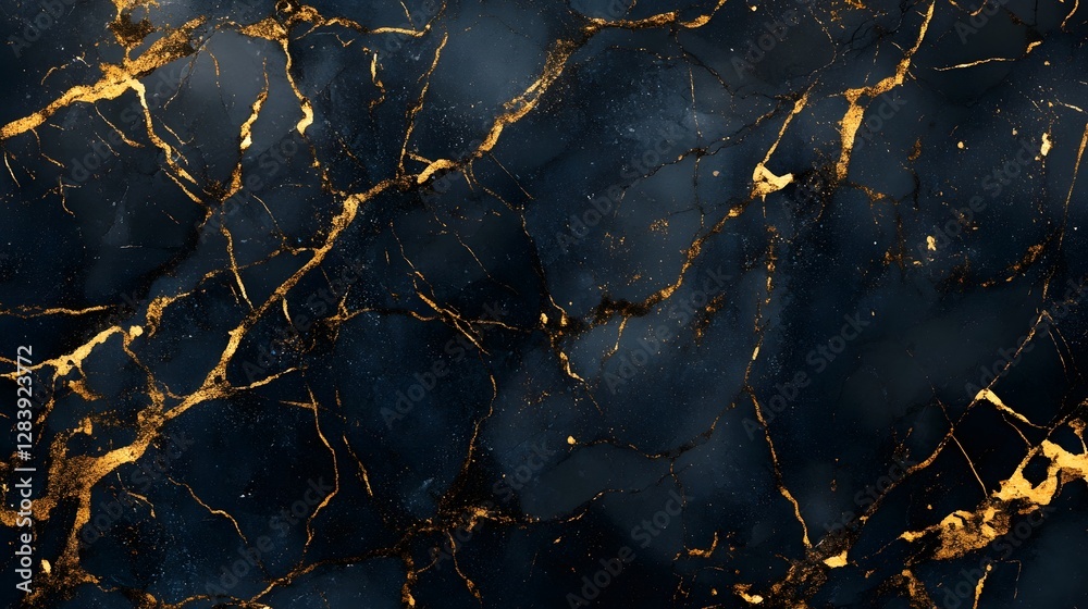 Leinwandbilder luxurious cracked marble texture background in dramatic golden hues elegant and sophisticated natura
