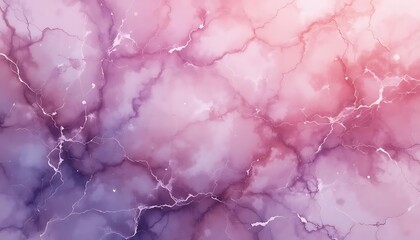 Soft Abstract Marble Pattern in Pink, Purple, and White with Delicate Veins and Fluid Design Elements