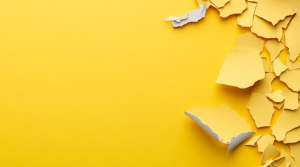 Abstract Yellow Crackled Texture: A Study in Fractured Surfaces