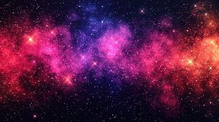 Obraz premium Stunning nebula with stars in the background creating a cosmic and celestial wonderland