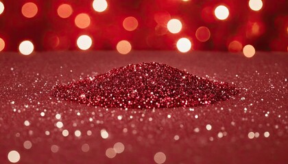 Bokeh background with red and silver light glitter and diamond dust subtle tonal variations abstract maroon red christmas holiday winter background. 8