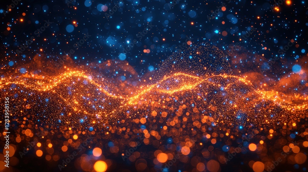 Poster blurry background image with abstract blurry effect creating a soft and dreamy visual experience