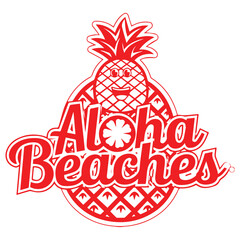 ALOHA BEACHES GRAPHIC ALOHA BEACHES