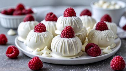 White Chocolate Raspberry Cheesecake Ball