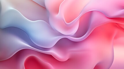 Obraz premium An abstract fluid dynamic composition of flowing smooth gradient textures
