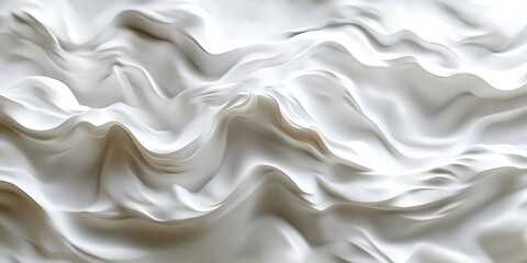 Fototapeta premium Abstract White Waves