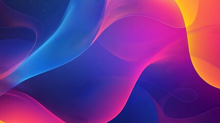 Colorful swirling abstract fluid design with gradients and flowing lines