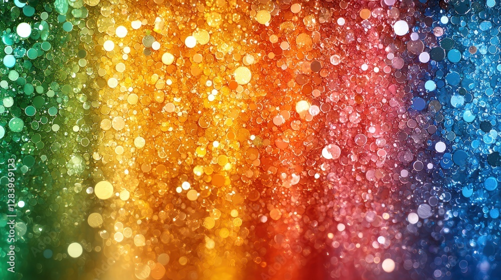 Poster stunning rainbow colored background with a blend of colors creating an inspiring visual display
