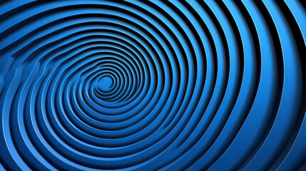 Obraz premium Blue Rippling Waves in Abstract Pattern with Depth and Texture