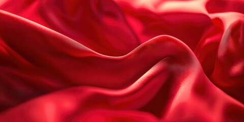 Red fabric with a pattern