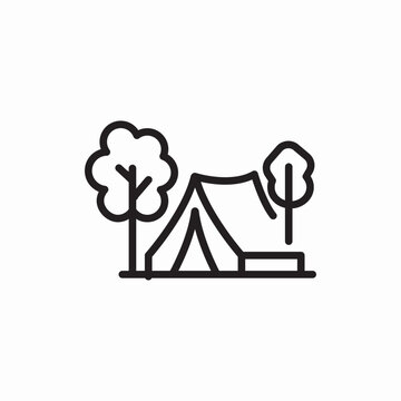 recommend clip art: camping tent outdoor icon vector sign