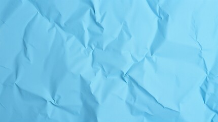 Background with the Effect of Slightly Crumpled Blue Paper in Neutral Lighting