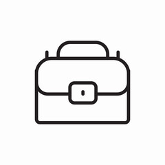 business briefcase work icon vector sign