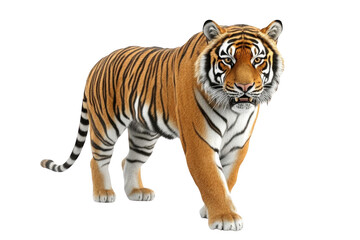 Obraz premium Stripes of a Majestic Tiger, A Beautiful Transparent Object.