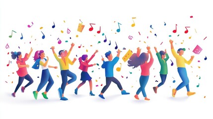 a large group of friends celebrating at a party