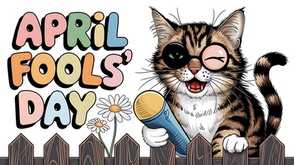 april fools' day bold design,  april fools' day Poster, april fools' day Banner, 