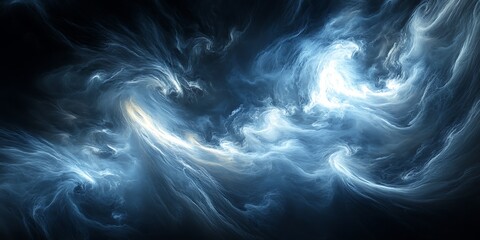 Fototapeta premium Abstract swirling nebula in space