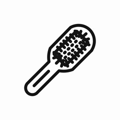 comb icon vector sign