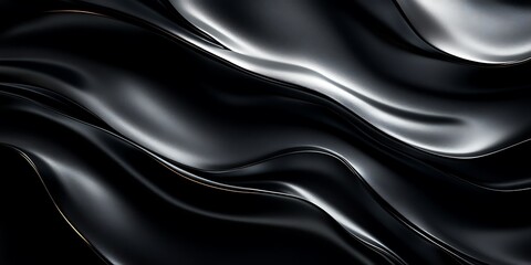 Obraz premium Abstract Black Fabric Texture