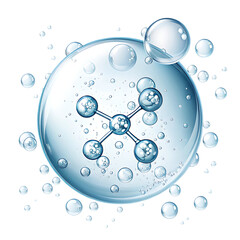 shinny essence liquid 3d bubbles