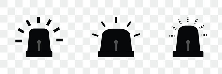 siren alarm icon sign vector